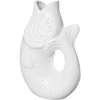 Giftcompany Dekovase Monsieur Carafon Vase / Karaffe Fisch L weiss 2,7l (Vasen)