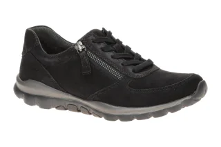 Gabor 76.968.26 Damen RollingSoft Sneaker Blau Pazifik Leicht Flexibel Schn?r...