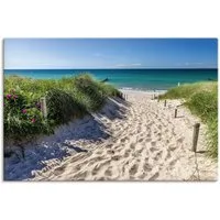 Artland Wandbild Weg zum Strand an der Ostsee, Strandbilder (1 St), als Alubild, Leinwandbild, Poster in verschied. Größen