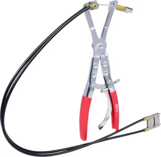 KS Tools Schlauchschellenzange mit Doppelbowdenzug, 600mm - 115.1065