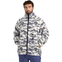 4F Fleecejacke U352 (Oversize, Sherpafleece) cream/allover Herren