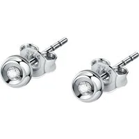 CHRIST Paar Ohrstecker CHRIST Damen-Ohrstecker 375er Weißgold 2 Diamant