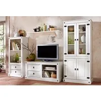 OTTO home Wohnwand, (Set, 3-St), bestehend aus 1 Vitrine, 1 Lowboard und 1 Regal, ohne Wandboard