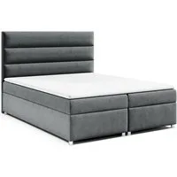 Best for Home Boxspringbett mit Bettkasten Trinity K1 Bonell-Matratze inkl. Komfort Topper (Polsterbett Doppelbett Boxbett mit gepolstertes Kopfteil, versch. Größen, 1-St., 140x200 160x200 180x200 200x200 cm), Handwerksqualität