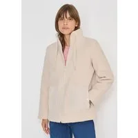 CECIL Fellimitatjacke mit Stehkragen