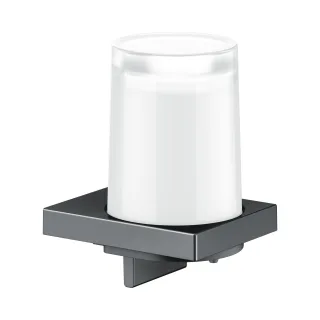 Keuco Lotionspender Edition 11 11152, kpl. Echtkristall-Glas,Schwarzchrom gebürstet, 11152139000 11152139000