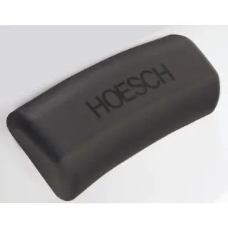 Hoesch Nackenkissen 69694 schwarz, Gel, für Bade-/Whirlwannen