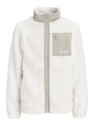 JACK&JONES - JJESOHO TEDDY JACKET AW26 SN JNR Grau - Gr. - 152