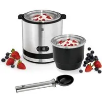WMF Eismaschine KÜCHENminis® 3-in-1 Eiscreme/Frozen Yogurt/Sorbet, Eiswürfelbehälter, 0,3 l, 12 W, mit Timer für flexible Zubereitung, spülmaschinengeeignete Teile