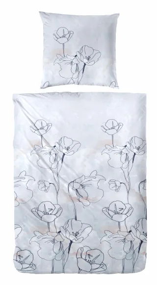 Primera Bettwäsche "Dafne" 2 Stk. mit filigranen Blumen
