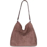 Cas8 Shopper Rike 34850 aus veganem Suede mit viel Platz und viel Funktionalität