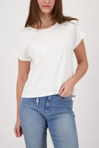 monari - Basic-T-Shirt off-white - Gr. - 42