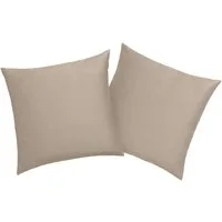 OTTO home Kissenbezug Mila, (2 Stück), Satin Qualität, in Uni Design
