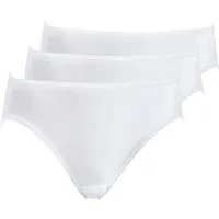 Schöller Bikinislip 3er Pack Damen Bikinislip Baumwolle (Packung, 3-St) Zwickel