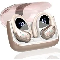 SpionProfi In Ear Kopfhörer Bluetooth Kabellos Sport Ohrbügel Wireless Headset Headset (Kompatibel mit jedes Bluetooth Gerät für Iphone Samsung uvm)