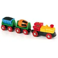 BRIO® Spielzeug-Eisenbahn BRIO® WORLD, Zug mit Batterielok, mit Lichtfunktion, Made in Europe