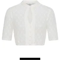 Nübler Dirndlbluse Dirndlbluse Evelin in Muschelweiß von Nübler