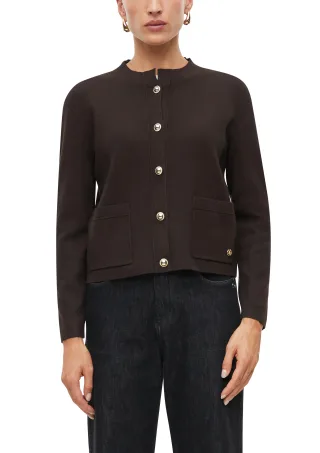 s.Oliver BLACK LABEL - Strickjacke braun - Gr. - 38
