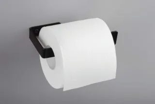 Neuesbad Serie 10 Black Papierhalter, Wandmontage, schwarz matt, Material Edelstahl NB1DEADMN2111