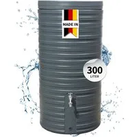 GARANTIA Regentonne NORDIC Regentonne 300 Liter graphite grey inkl. Deckel, 300 l