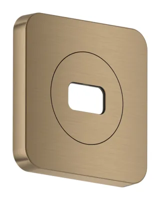 Hansgrohe AXOR ShowerSphere Rosette 120/120 softsquare, Brushed Bronze, 39769140 39769140
