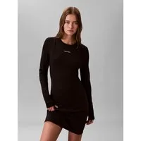 Calvin Klein Jeans Minikleid Körpernahe Passform mit Rundhalsausschnitt
