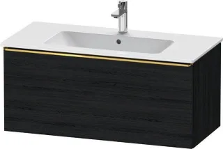 Duravit D-Neo Waschtischunterbau wandhängend Eiche Schwarz Matt 1010x462x440 mm - DE4263034160000 DE4263034160000