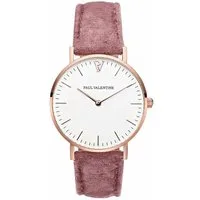 Paul Valentine Quarzuhr MARINA ROSE GOLD PINK VELVET