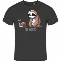 deinshirt Print-Shirt Herren T-Shirt Zieh nicht so Funshirt mit Motiv