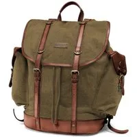 DRAKENSBERG Wanderrucksack »Henry« Oliv-Grün, Klassischer Bergsteiger-Rucksack aus wasserabweisendem Canvas