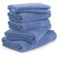 Möve Handtuch Set New Classic, Walkfrottier (Set, 6-St), 2x Gäste-, 2x Hand- und 2x Duschtücher