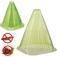 relaxdays Pflanzenschutzdach Pflanzenhut Schnecken im Set, 24er Pack, 24er Pack