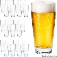 MamboCat Bierglas MamboCat 24er Set Willibecher 0,2 L geeicht Bierglas Trinkglas Drinks, Glas