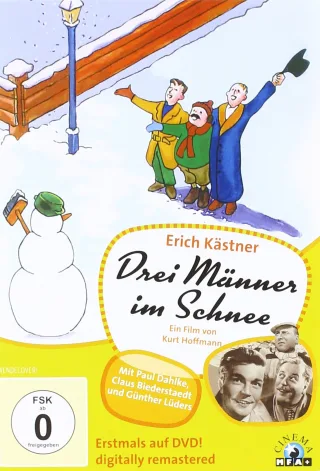 Drei Männer im Schnee