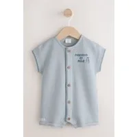 Next Strampler Baby Jersey-Strampler in Waffelstruktur (1-tlg)
