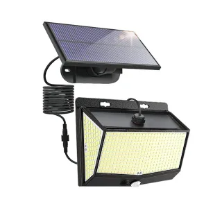 Elfeland 468 LED Super Bright Outdoor Solar Lamp Waterproof 3 Modes Motion Sensor Human Induction Solar Garden Light Yar