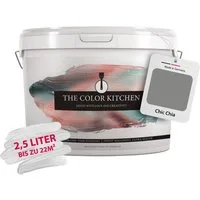 A.S. Création Wand- und Deckenfarbe Seidenmatt Innenfarbe THE COLOR KITCHEN, für Wohnzimmer Schlafzimmer Flur Küche, versch. Grautöne