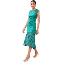 LIPSY Maxikleid Lipsy Fit-and-Flare-Midaxikleid, Kurzgröße (1-tlg)