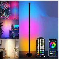 Ophy LED Stehlampe LED Stehleuchte 120 cm – RGB dimmbar, Fernbedienung & App, über 3000 Beleuchtungsmodi, Musikmodus, Timer – für Schlafzimmer & Spielzimmer (Eckleuchte)
