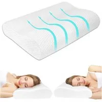 LuxusKollektion Nackenkissen Orthopädisches Memory Schaum Schlafkissen gegen