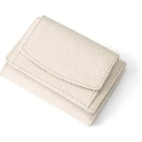 Cachito Mini Geldbörse Schlichte kleine Geldbörse aus Leder für Frauen (1-tlg), mit Kartenschlitz, RFID-Diebstahlschutzbürste, 10 x 7 x 3cm