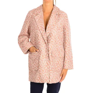 Langärmelige lange Jacke 9009 Damen