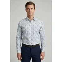 OLYMP Langarmhemd Luxor Businesshemd, New-Kentkragen, floraler Print, modern fit