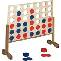 relaxdays Spiel XXL Vier Gewinnt, Gesellschaftsspiel
