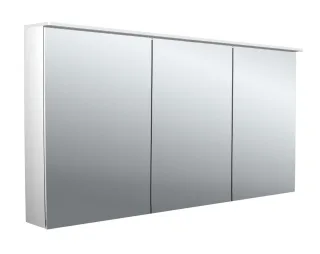 emco Lichtspiegelschrank pure II Lichtsegel, Aufputz, mit Waschtischbeleuchtung, 3 Türen, 1400 mm, 9 979705406