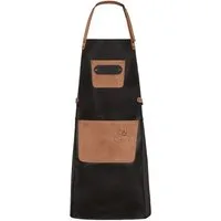 BLACK FOREST FOX Grillschürze ALPHA Büffel Leder Grillschürze BBQ Kochschürze Küchenschürze