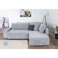 COLLECTION AB Ecksofa Poppy L-Form, B: 227 cm, Bettfunktion, Bettkasten & 1 Zierkissen
