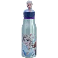 Disney Frozen Trinkflasche Trinkflasche Aluminium, 690 ml, mit Sicherheitsverschluss