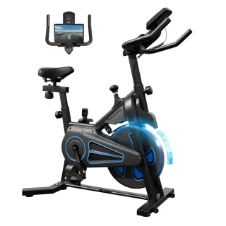 [EU Direct] Formill QK116C Indoor Magnetic Exercise Bike - Whisper Quiet 6KG Flywheel, Resistance Levels, 100KG Capacity