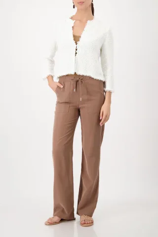 monari - Tweed Stricküberwurf - Gr. - 36